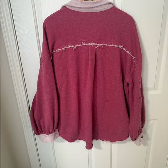 🌷 ‘POL’ Light Pink Spring Shacket - Picture 7 of 7